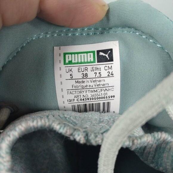 Puma TSUGI Shinsei Evo Women's Running Shoes Light Green Size 7.5 - Picture 7 of 7